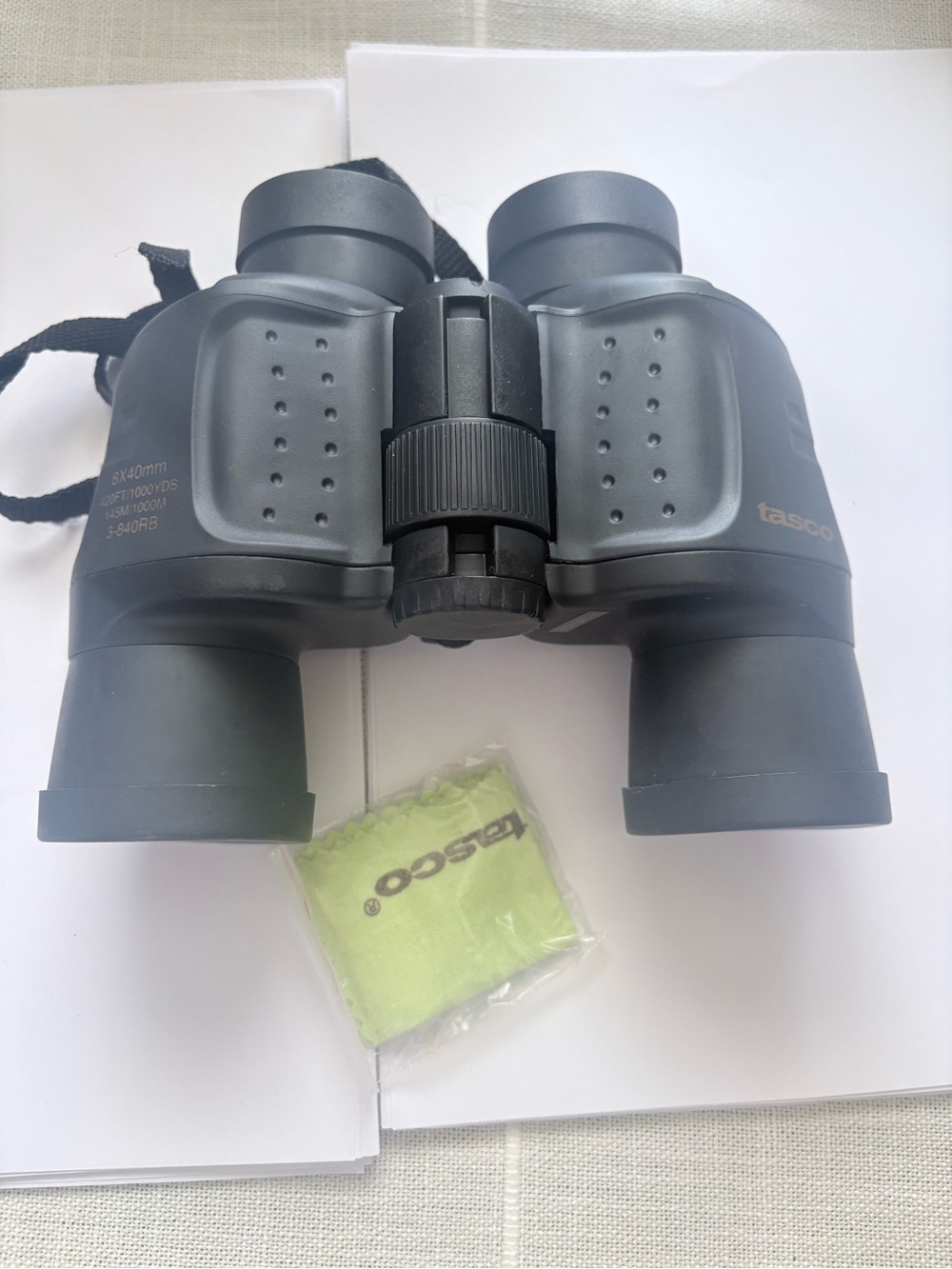 8x40 Gray Binoculars – Lightweight Outdoor Optics